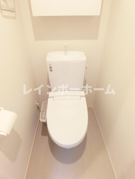 トイレ　ゆったりとした空間のトイレです
