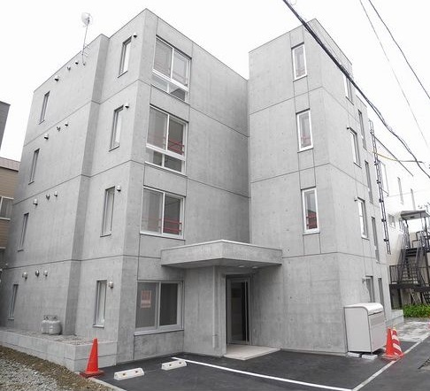 建物外観　エアコン完備の人気のデザイナーズマンションです。