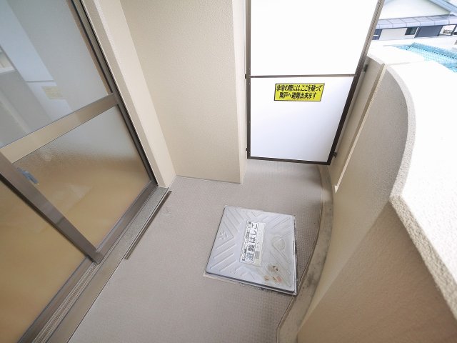 バルコニー　落ち着いた時間を過ごせるバルコニーです