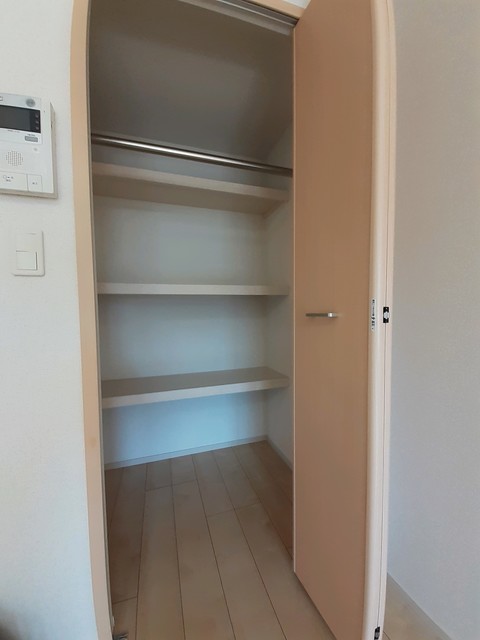 収納　たっぷりとした収納スペースです