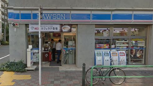 コンビニ　ローソン 新大橋一丁目店（コンビニ）まで136m