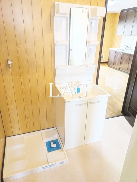 洗面設備　洗面台です。