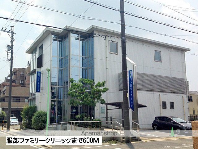 病院　服部ファミリークリニック（病院）まで600m
