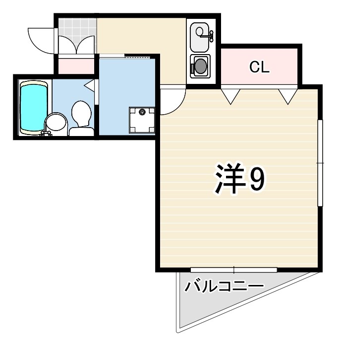 ベルメゾンの間取り写真