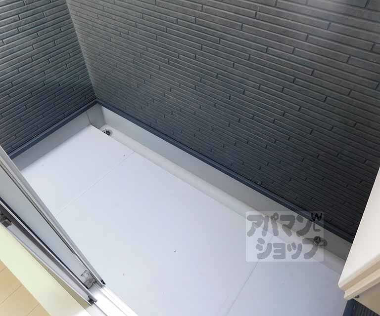 バルコニー　洗濯物もよく乾きます