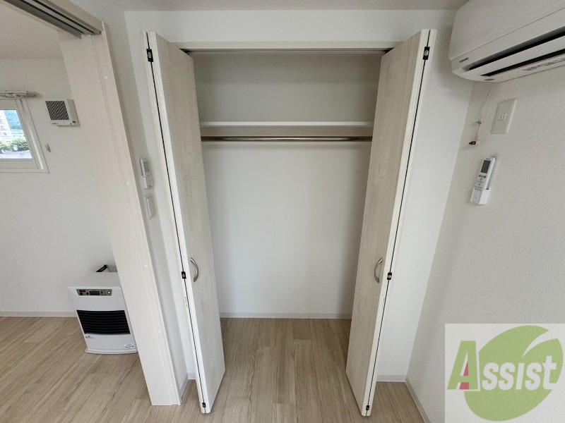 収納　収納もバッチリあるのでお部屋が片付きますよ！