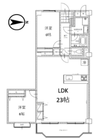 レジェンド鎌倉の間取り写真