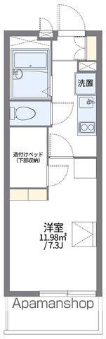 レオパレスウィング5の間取り写真