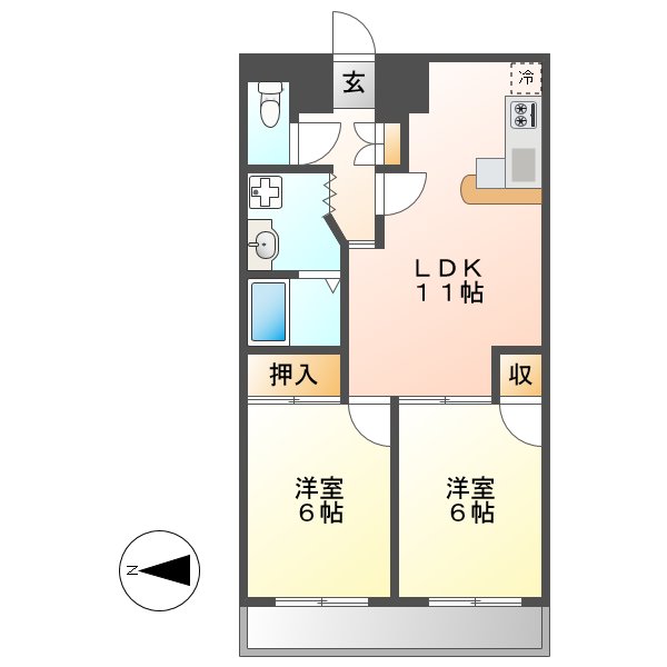 DOMUS21の間取り写真