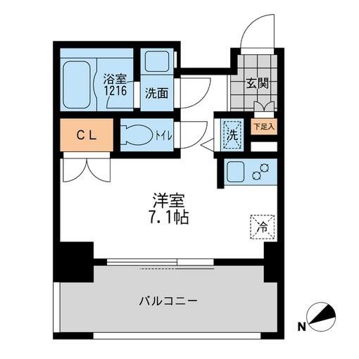 プライマル三軒茶屋の間取り写真