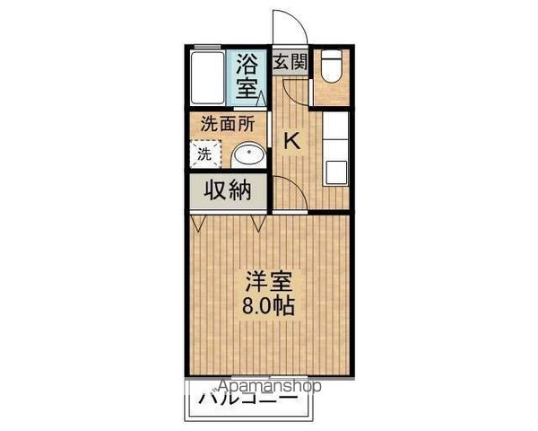 セジュールウエストIIBの間取り写真