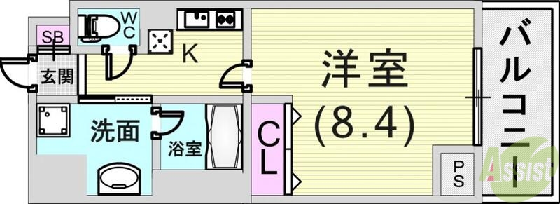 LAFFICE住吉本町の間取り写真