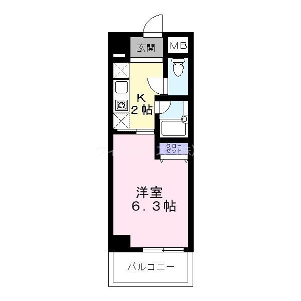 シュプレーム堺の間取り写真
