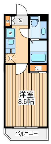 ロックス新百合ヶ丘の間取り写真