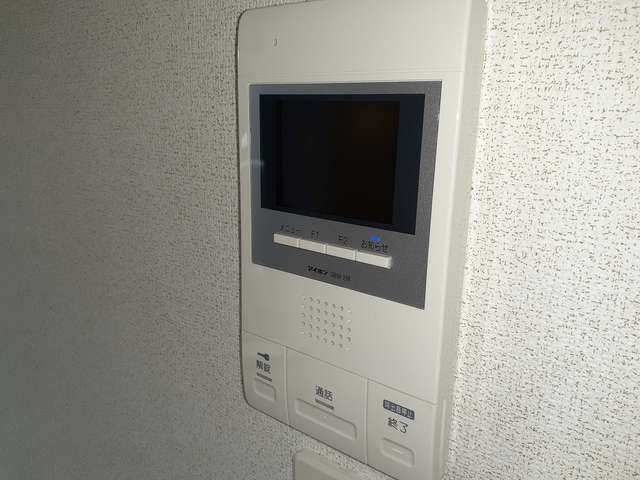 セキュリティ　モニター付きインターホンです