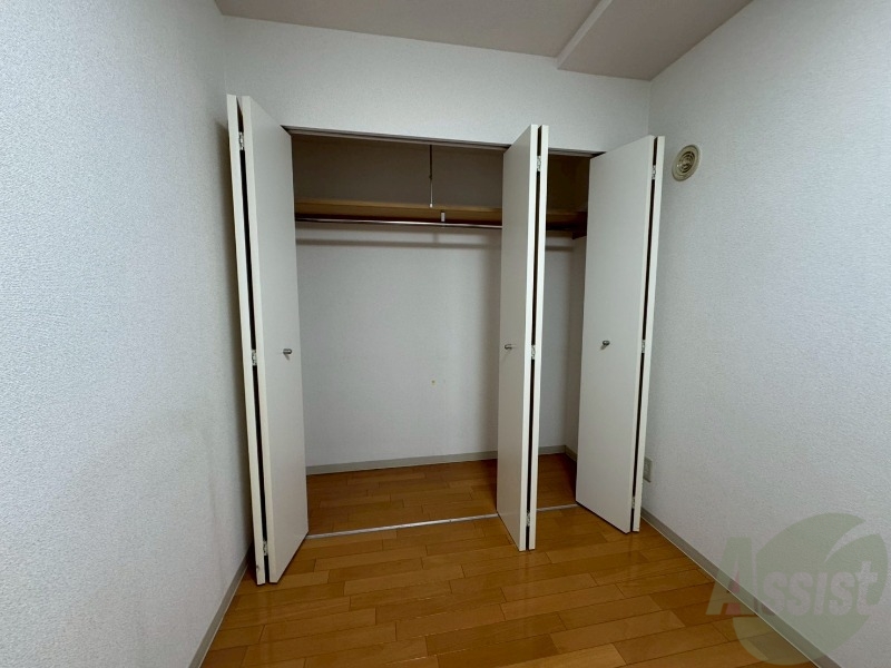 収納　収納です。寝室もすっきり片付きますよ～！