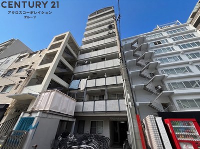 建物外観　エレベータ付きで、重い荷物があっても便利です！
