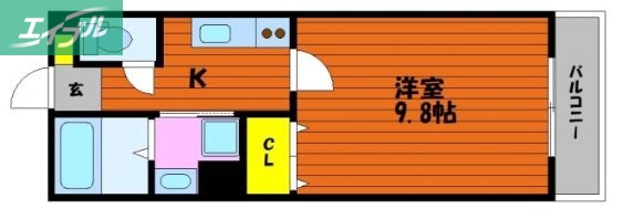 サンステージ大和町の間取り写真