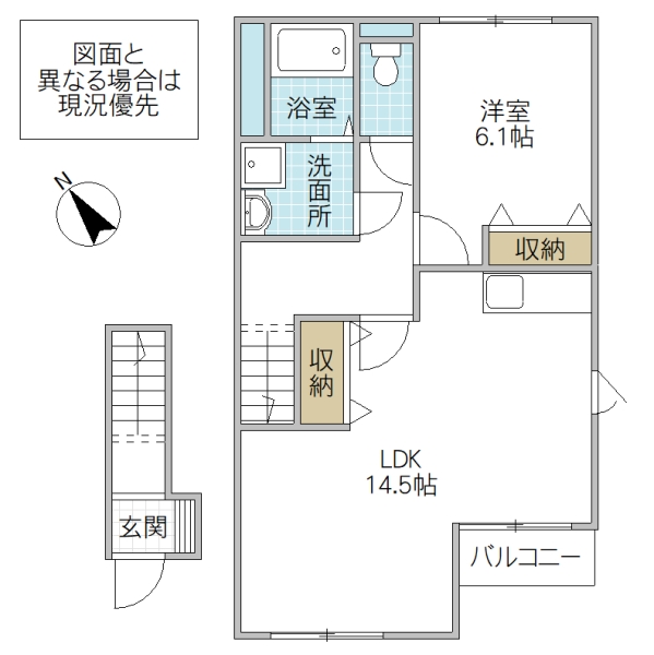 EAST VILLAの間取り写真