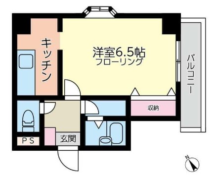 横浜市港北区日吉のマンションの間取り