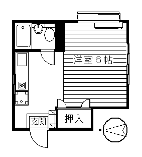 ドーミーテラス前橋昭和の間取り