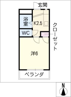 富士レイホービル第２の間取り