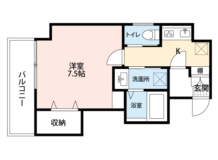 シティライフ泉の間取り