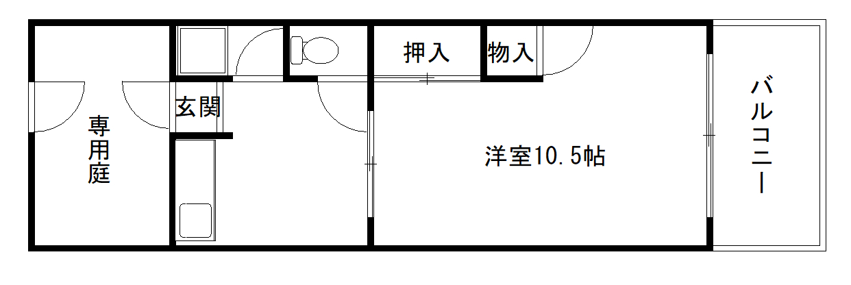 新向陽荘の間取り