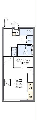 レオパレス幾久富２００２の間取り