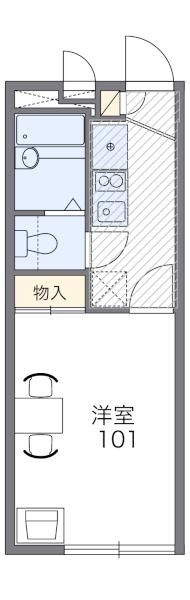 【立川市西砂町のアパートの間取り】