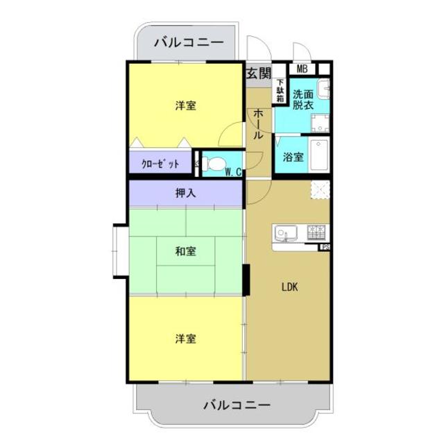 ロイヤルハイツＩＩの間取り