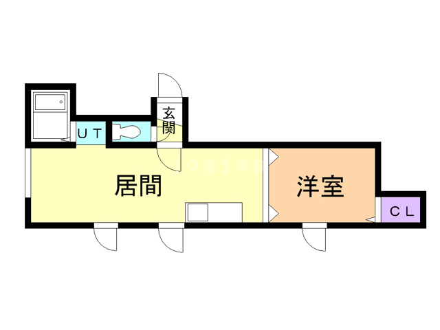 苫小牧市泉町のアパートの間取り