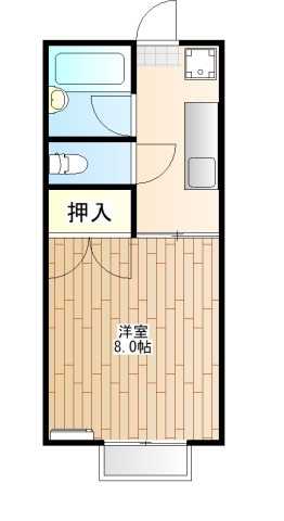 ヴァイサーホフ志賀2の間取り