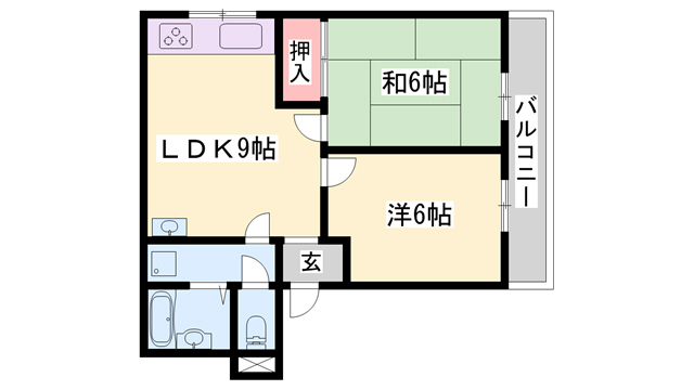 グリーンヒルの間取り