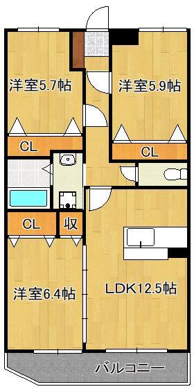 リトルフォレスト守恒の間取り