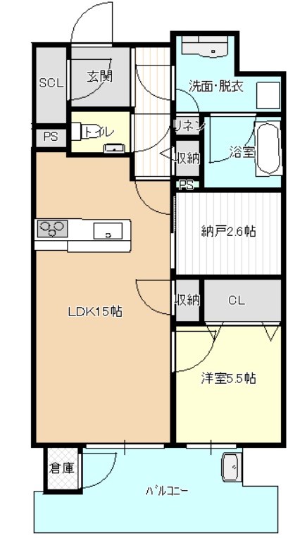 ビバシティ長崎オーシャンフロントの間取り