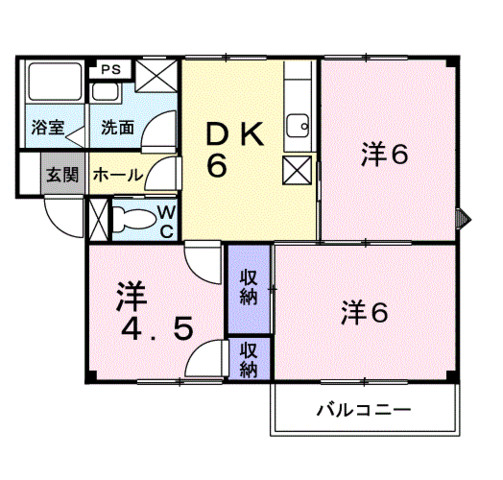 プラドールＡの間取り