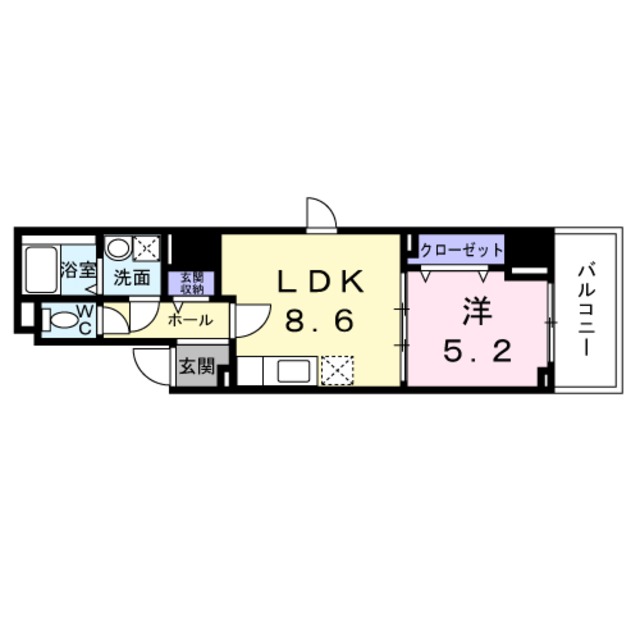 亀岡市亀岡駅北のマンションの間取り