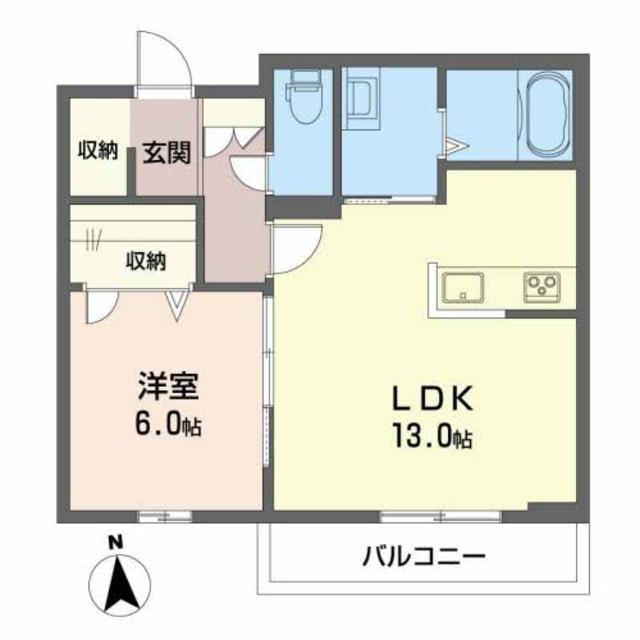 カーサキララの間取り