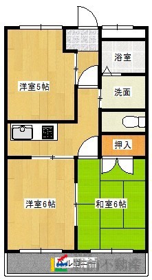 シャトレ鍋島３の間取り