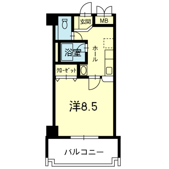 ライズ平成大通りの間取り