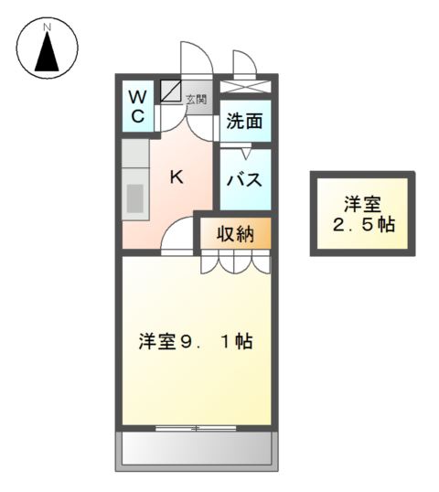 fortiaY＆Yの間取り