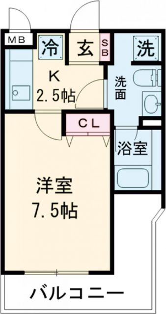 世田谷区奥沢のマンションの間取り