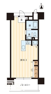 アルファライフ瓦町北の間取り