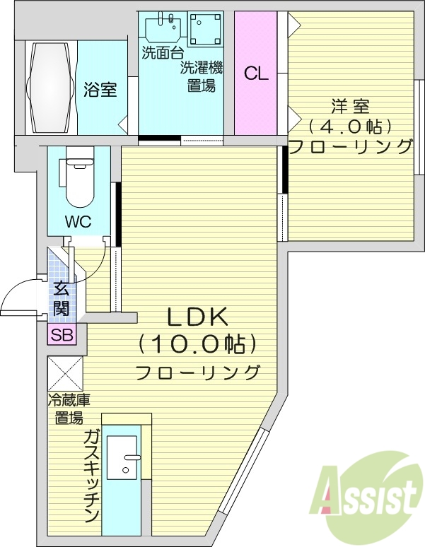 グランマーチ北円山の間取り