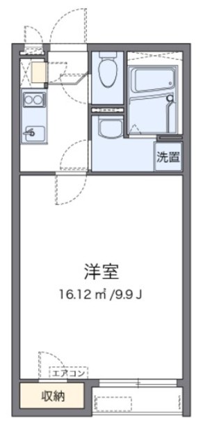 川崎市多摩区堰のアパートの間取り