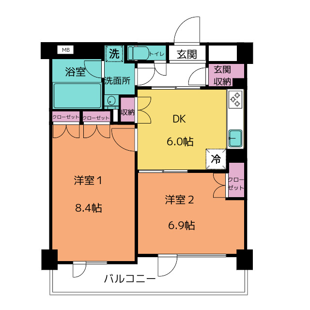 ＥＰＡＣ　Ｓｐｏｒｔｓ　Ｒｅｓｉｄｅｎｃｅの間取り