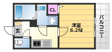 アライズ諏訪ノ森マンションの間取り