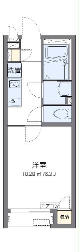 クレイノセカンド　ユーアイの間取り