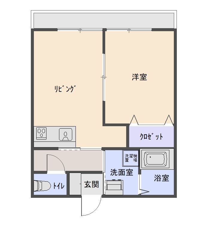 セントラルコーポIIの間取り